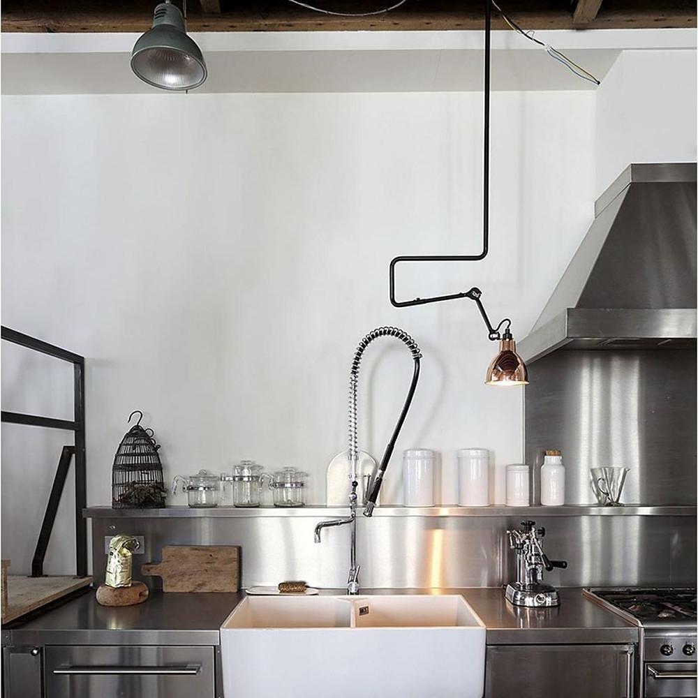 Mini Metal Pendant Light Single Bulb Retro Ceiling Fixture