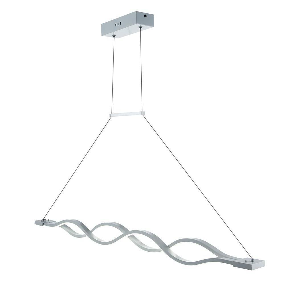 Double Wave LED Pendant Light Modern Dining Kitchen Island Fixture