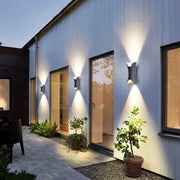 Curved LED Up Down Waterproof Outdoor Wall Light