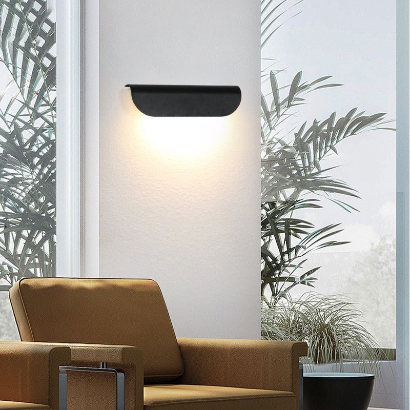 Rectangular Aluminum LED Wall Light Modern Minimalist Sconce