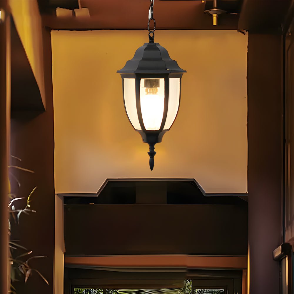 Modern Outdoor Chandelier Waterproof Die-Cast Aluminum & Glass