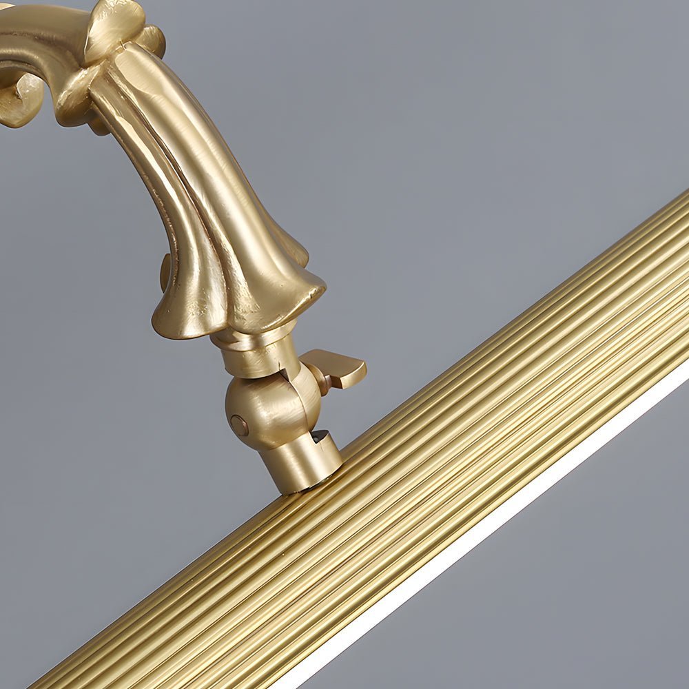 Antique Gold Rotatable LED Bathroom Vanity Light with Dimming