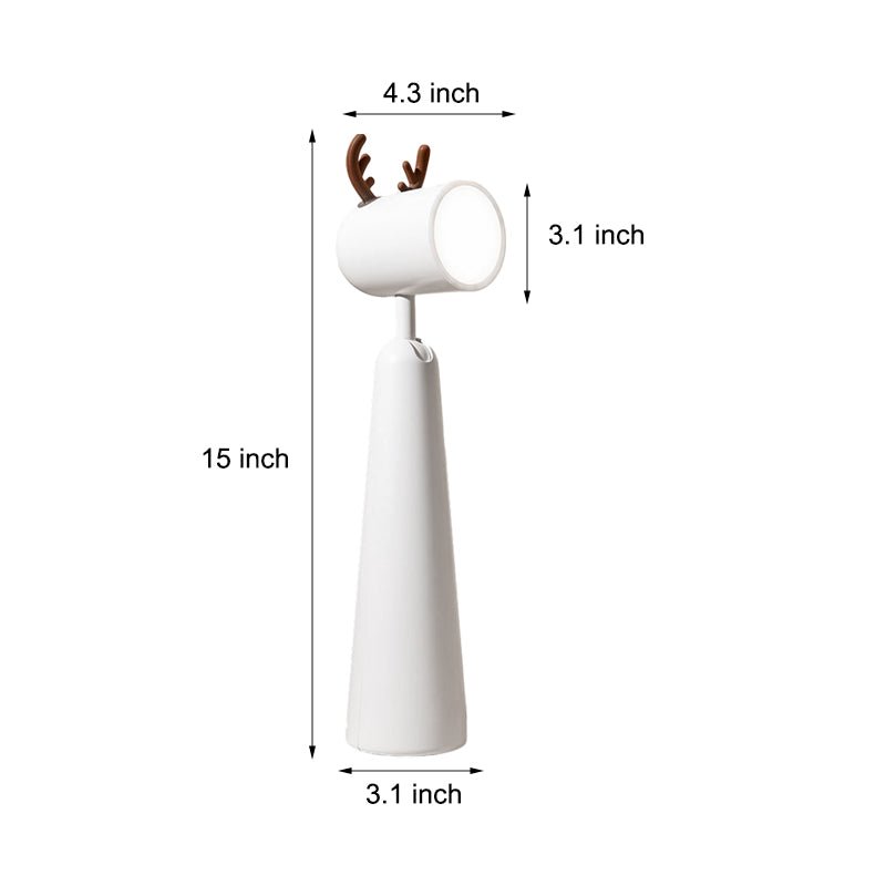 Modern Antlers USB Rechargeable Desk Lamp with Night Light