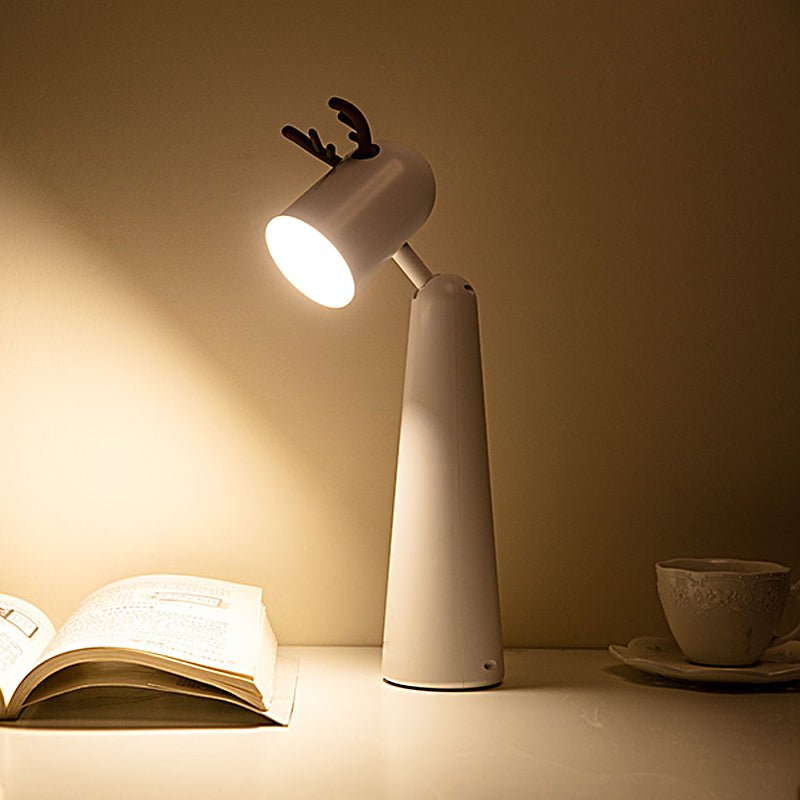Modern Antlers USB Rechargeable Desk Lamp with Night Light
