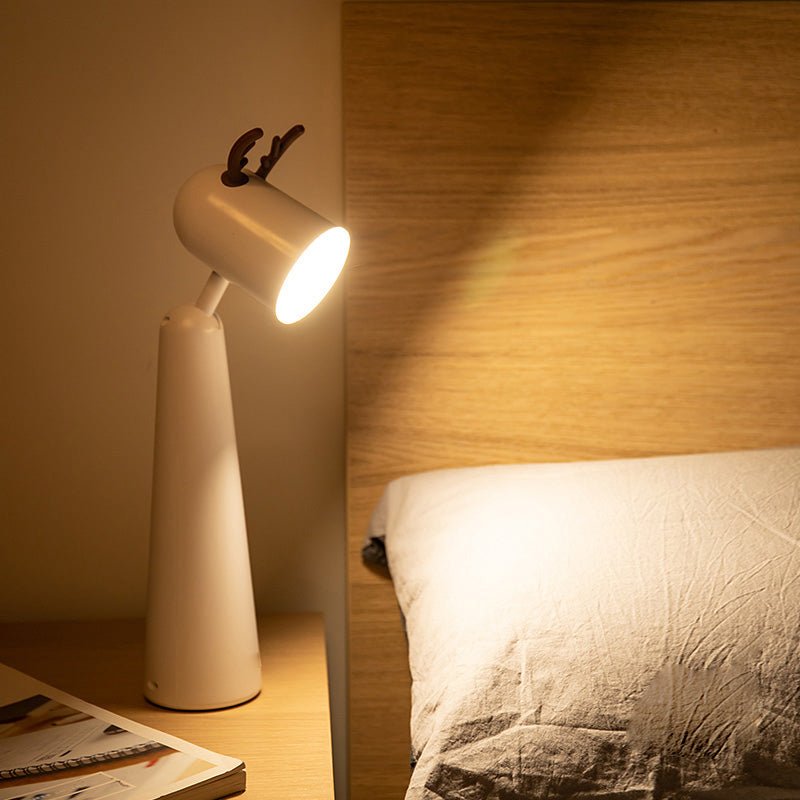 Modern Antlers USB Rechargeable Desk Lamp with Night Light