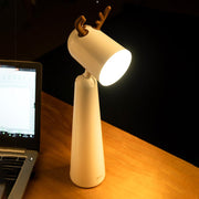 Modern Antlers USB Rechargeable Desk Lamp with Night Light