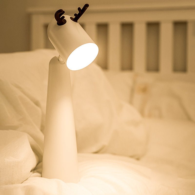 Modern Antlers USB Rechargeable Desk Lamp with Night Light