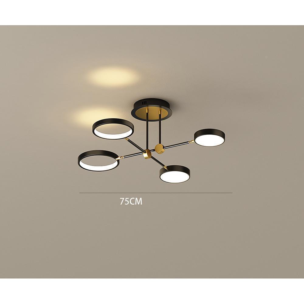 Nordic Circular LED Flush Mount Ceiling Light - Metal & Aluminum