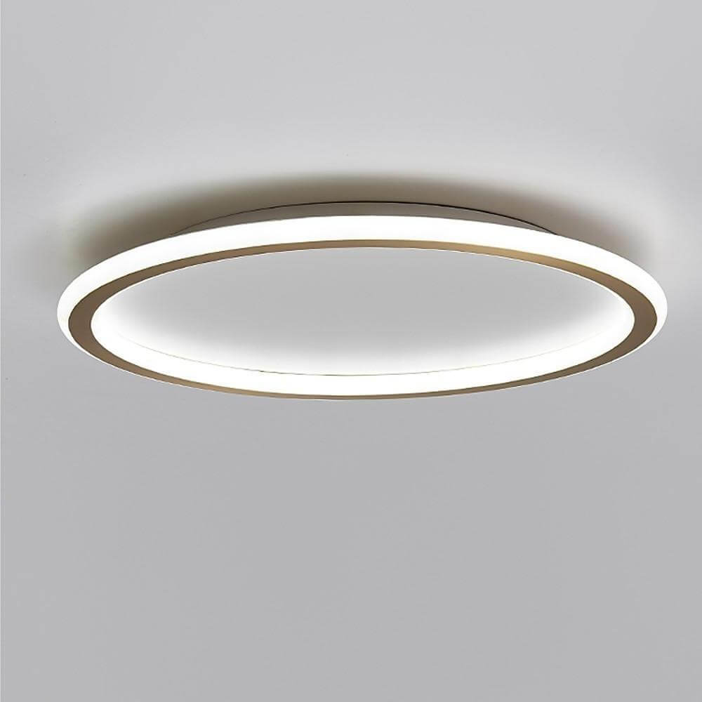 Modern Circle LED Flush Mount Ceiling Light - Minimalist Design