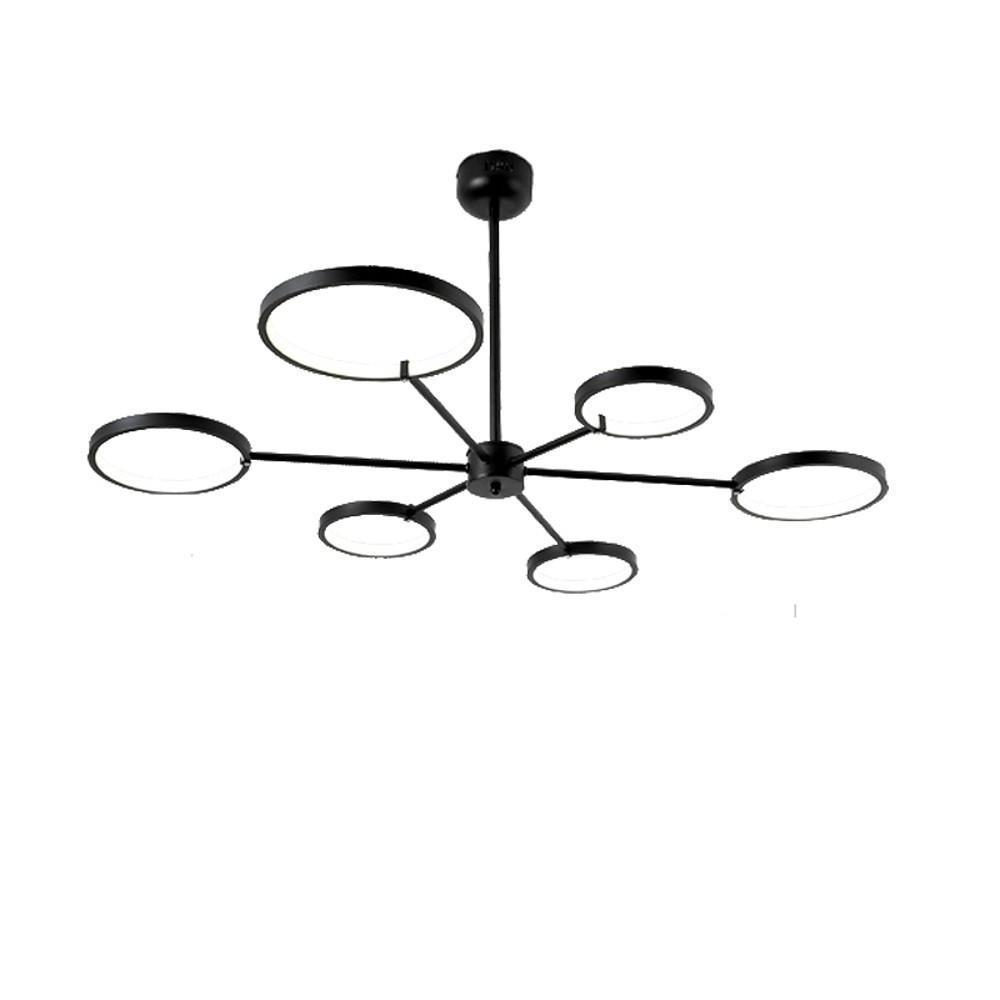 Mini Sputnik Chandelier Metal Silicone Modern LED Ceiling Light