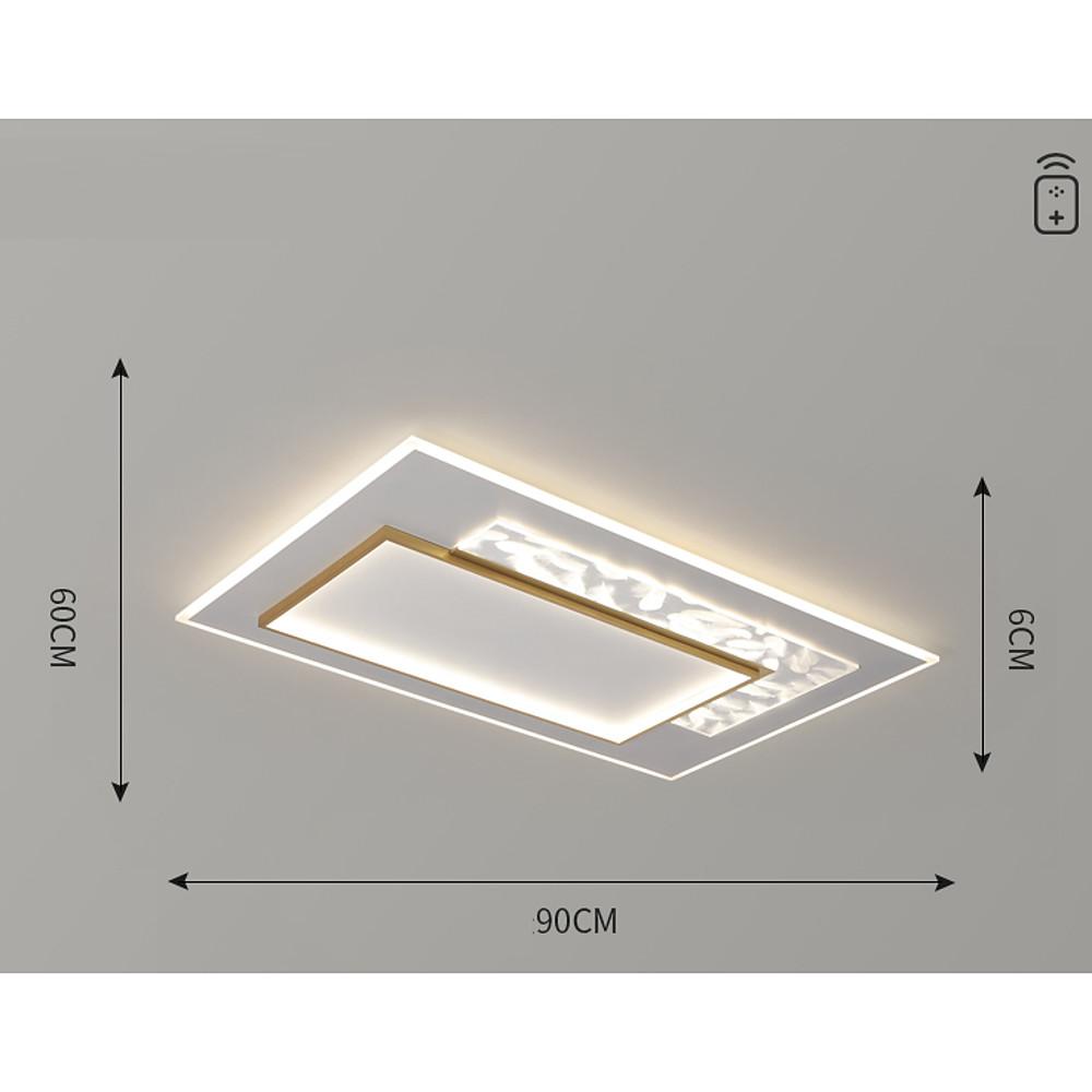 Modern Geometric Metal LED Flush Mount Ceiling Light