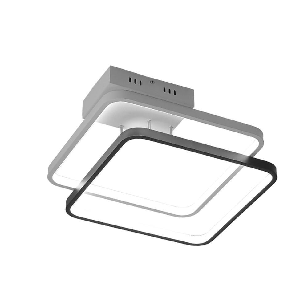 Square Flush Mount LED Ceiling Light - Modern Minimalist Design