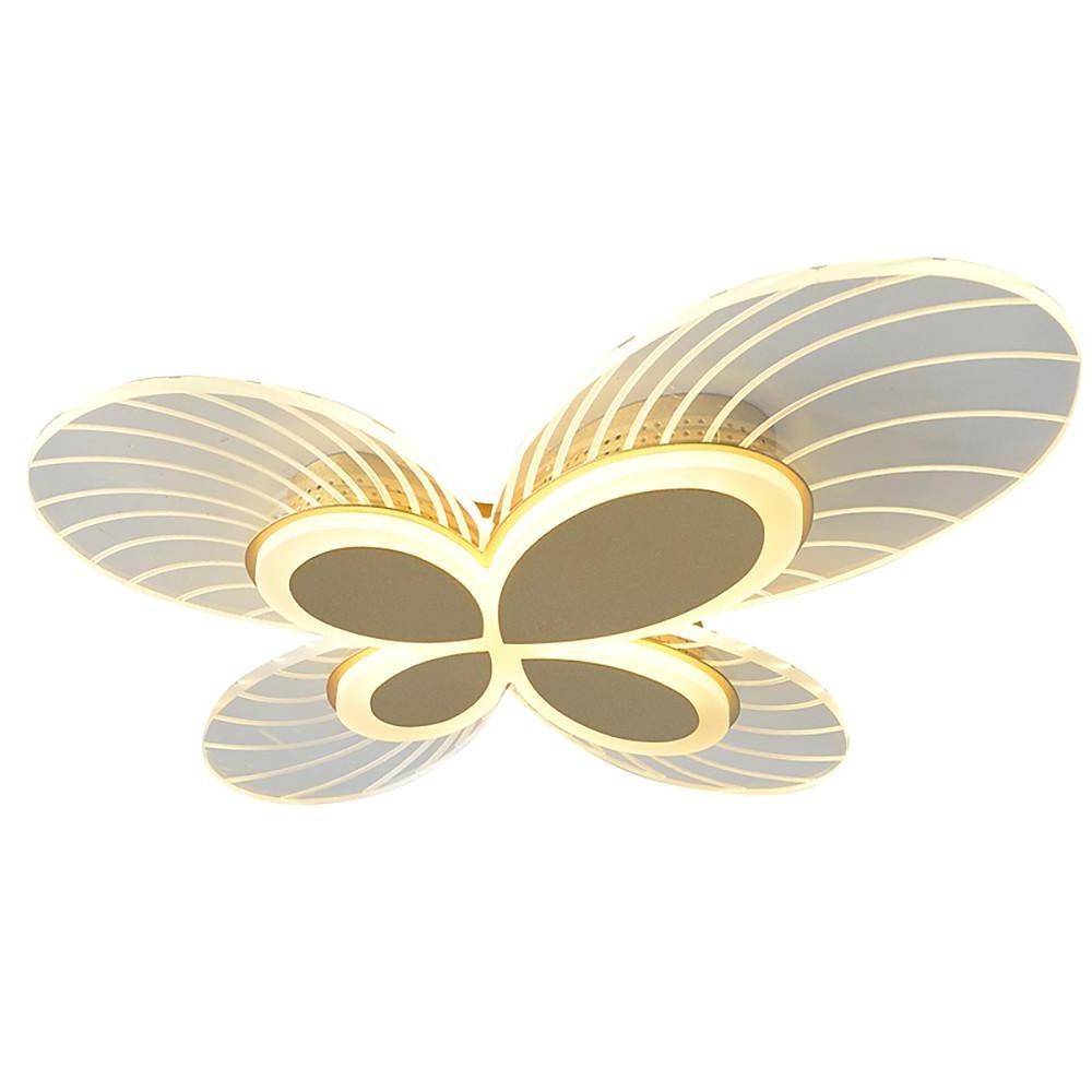 Butterfly Dimmable LED Flush Mount Ceiling Light