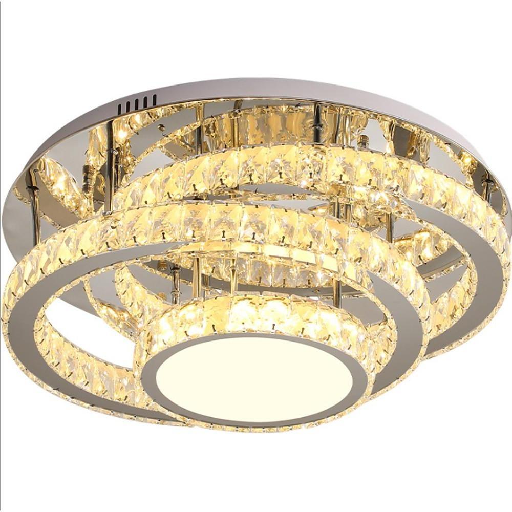 Gradated Flush Mount Ceiling Light - Nordic Acrylic & Steel LED