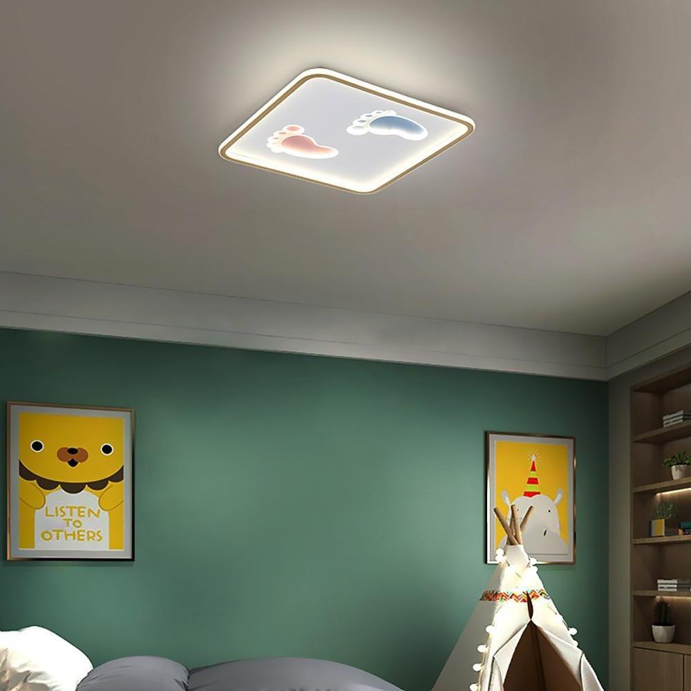 Feet Image Nordic Metal LED Flush Mount Ceiling Light