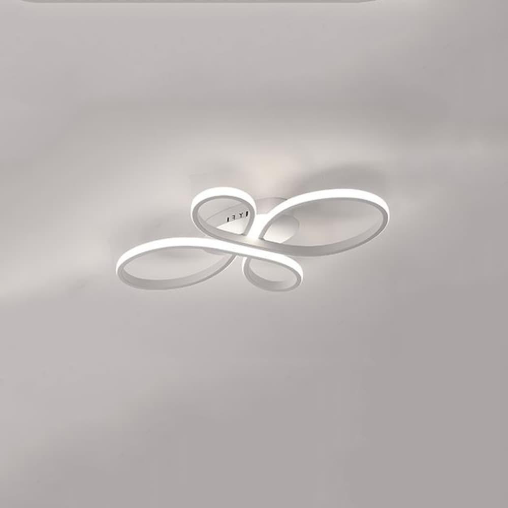 Intertwined Flower LED Flush Mount Ceiling Light - Modern Aluminum