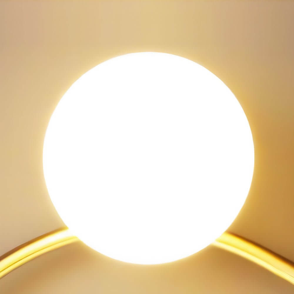 Modern LED Wall Clock with Aluminum Frame and Ambient Lighting