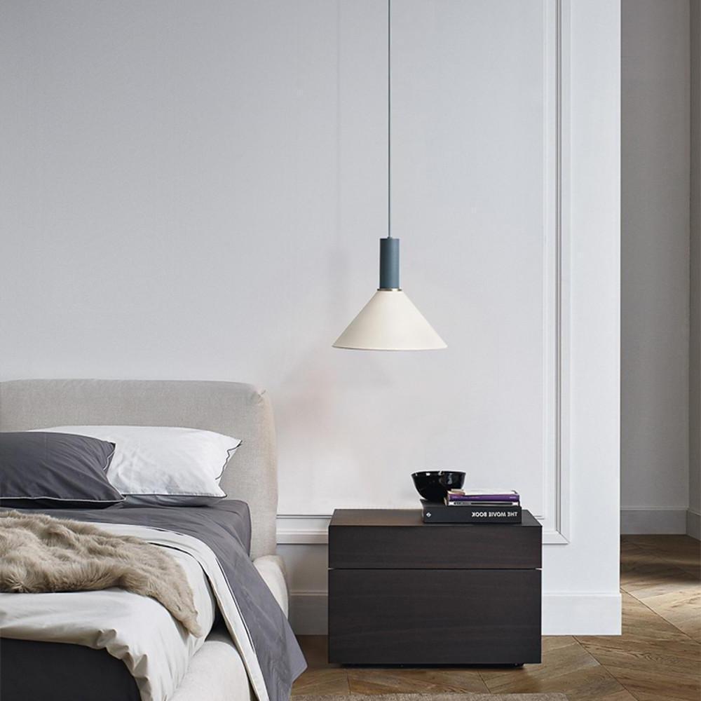 Nordic Cone Metal Pendant Light - Adjustable Single Light Fixture