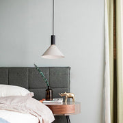 Nordic Cone Metal Pendant Light - Adjustable Single Light Fixture
