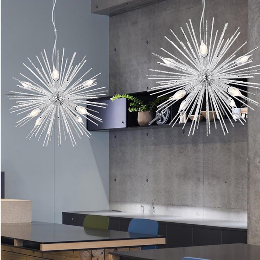 Starburst Sputnik Chandelier – Modern Geometric Metal Design