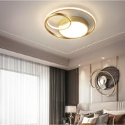 3 Circle Nordic LED Flush Mount Ceiling Light - Modern Metal Design