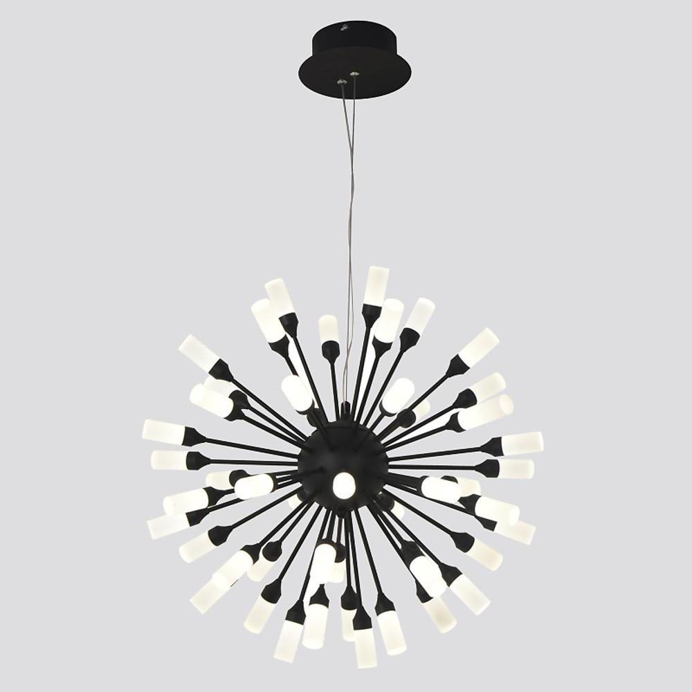Modern Starburst Globe Chandelier Metal Acrylic Ceiling Light