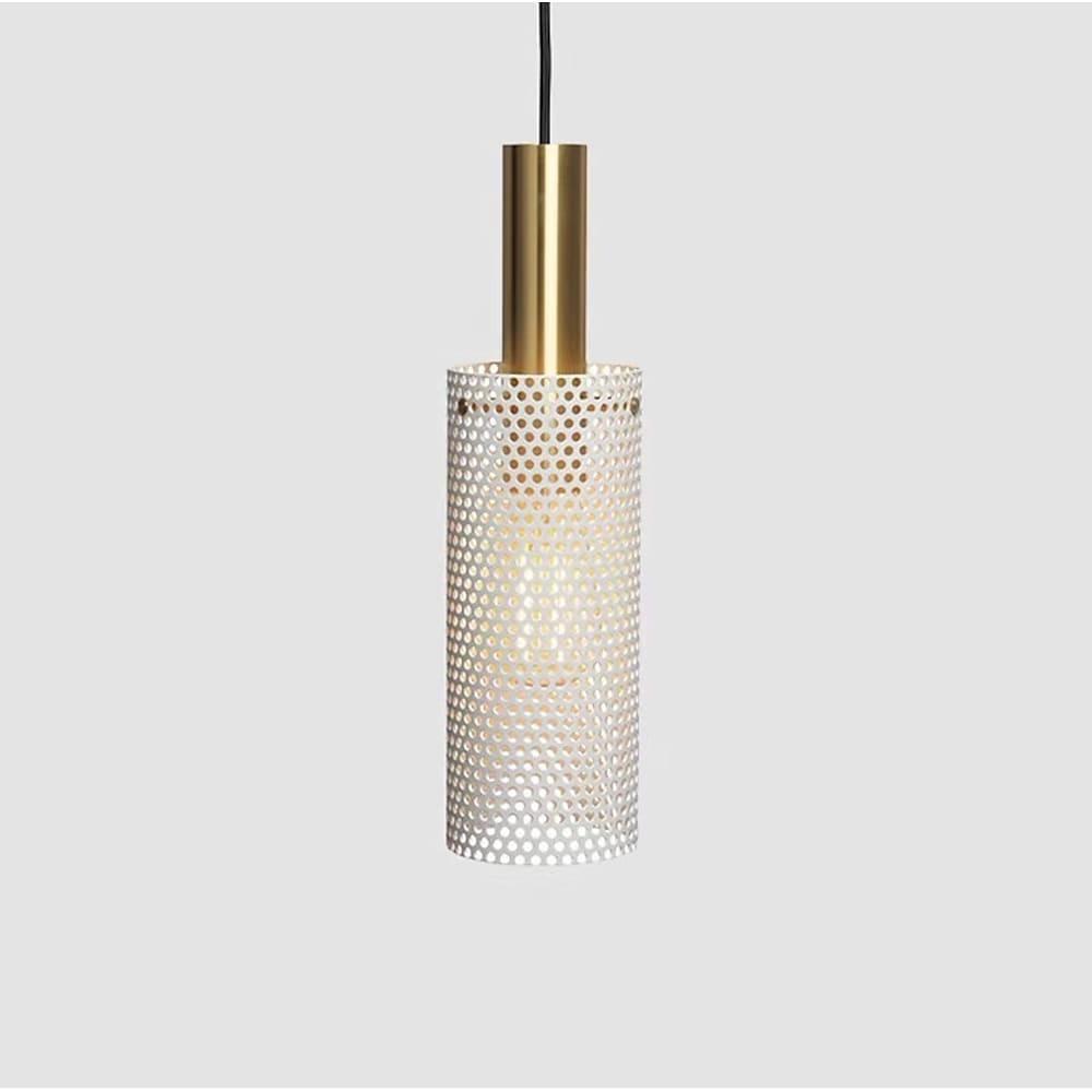 Modern Cylinder Metal Pendant Light with Adjustable LED