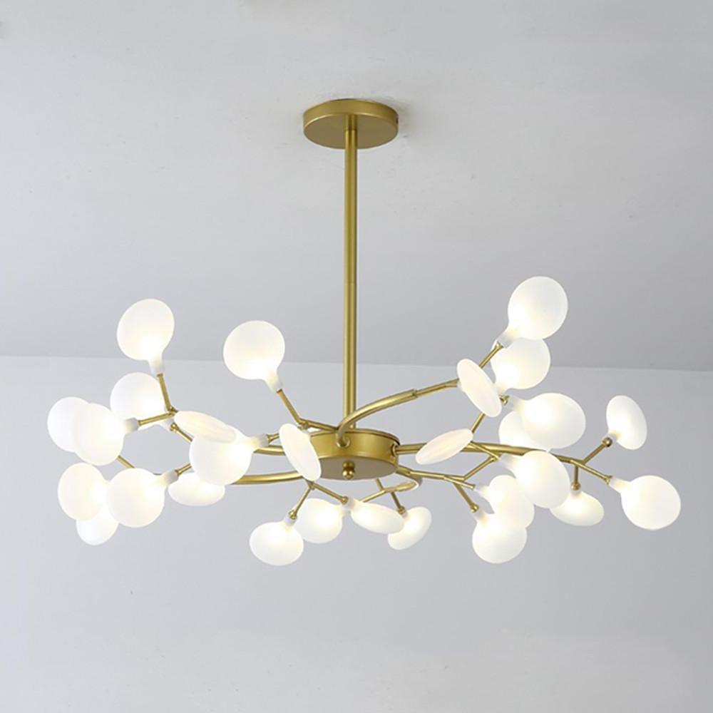Contemporary Sputnik Chandelier with Acrylic Bubbles