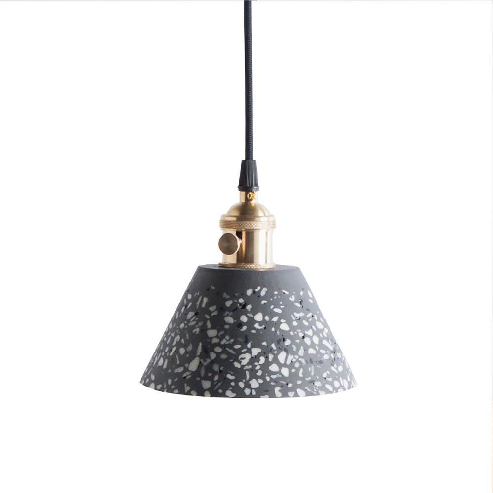 Cone Ceramic Pendant Light Modern Minimalist Ceiling Lamp