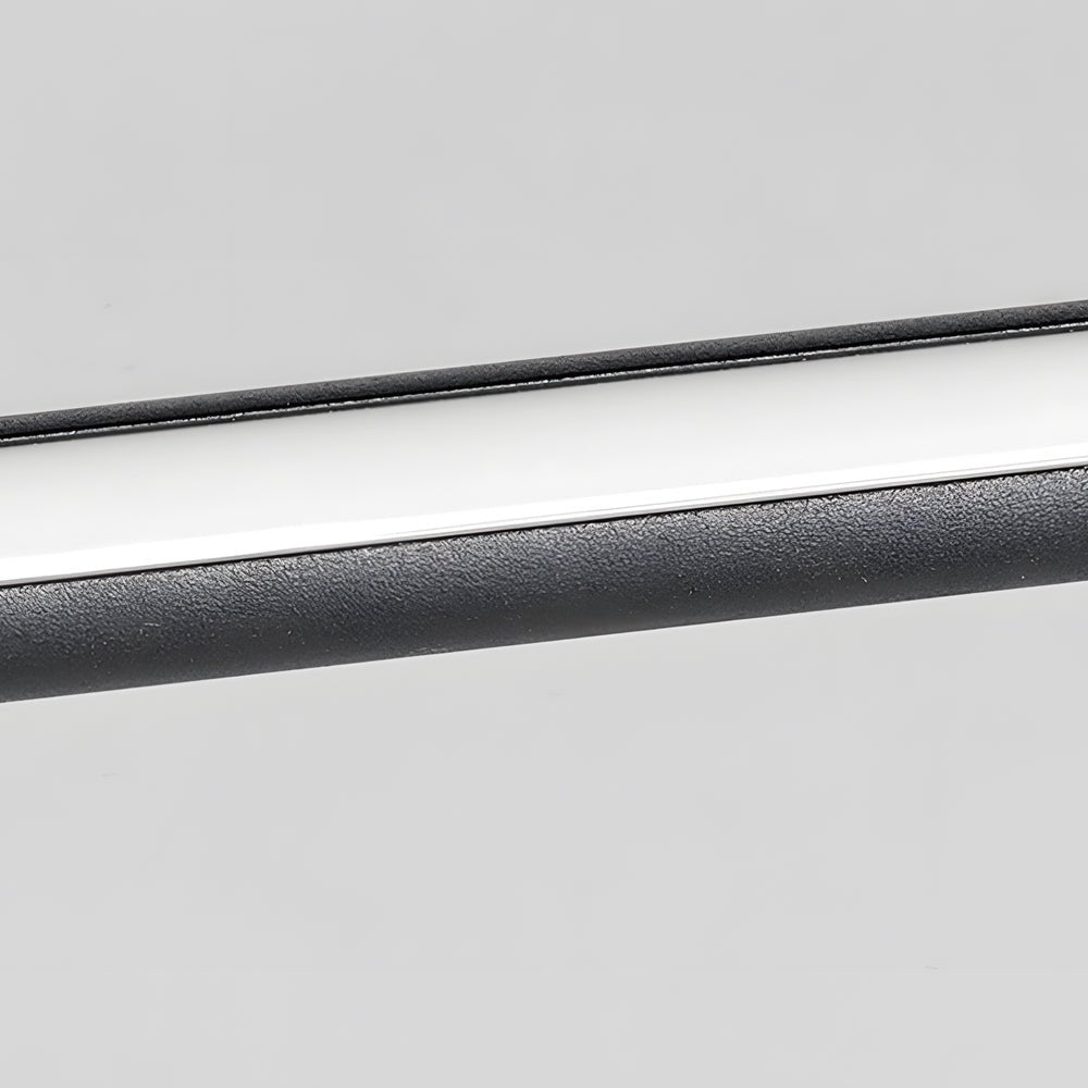 Modern Black Linear LED Pendant Light | Aluminum & Acrylic