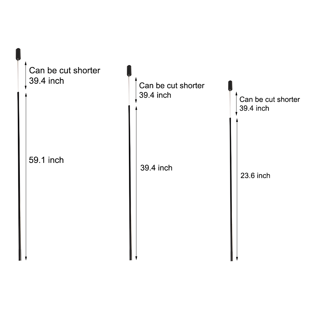 Modern Black Linear LED Pendant Light | Aluminum & Acrylic
