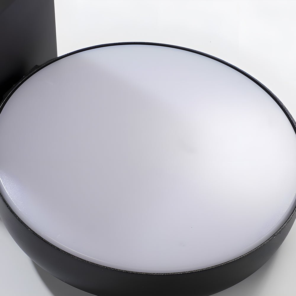Modern Black Motion Sensor Outdoor Wall Light - Rotatable LED