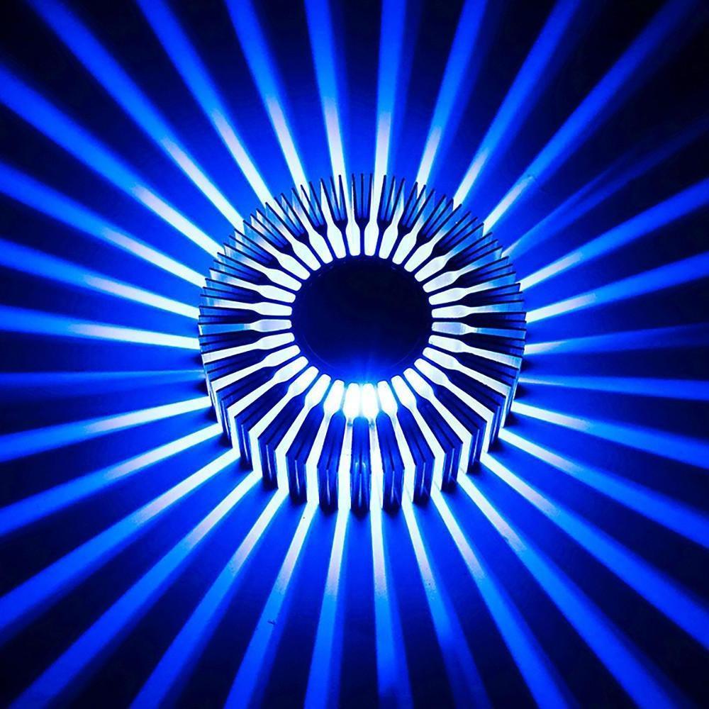 Modern Geometric Metal Flush Mount LED Ceiling Light
