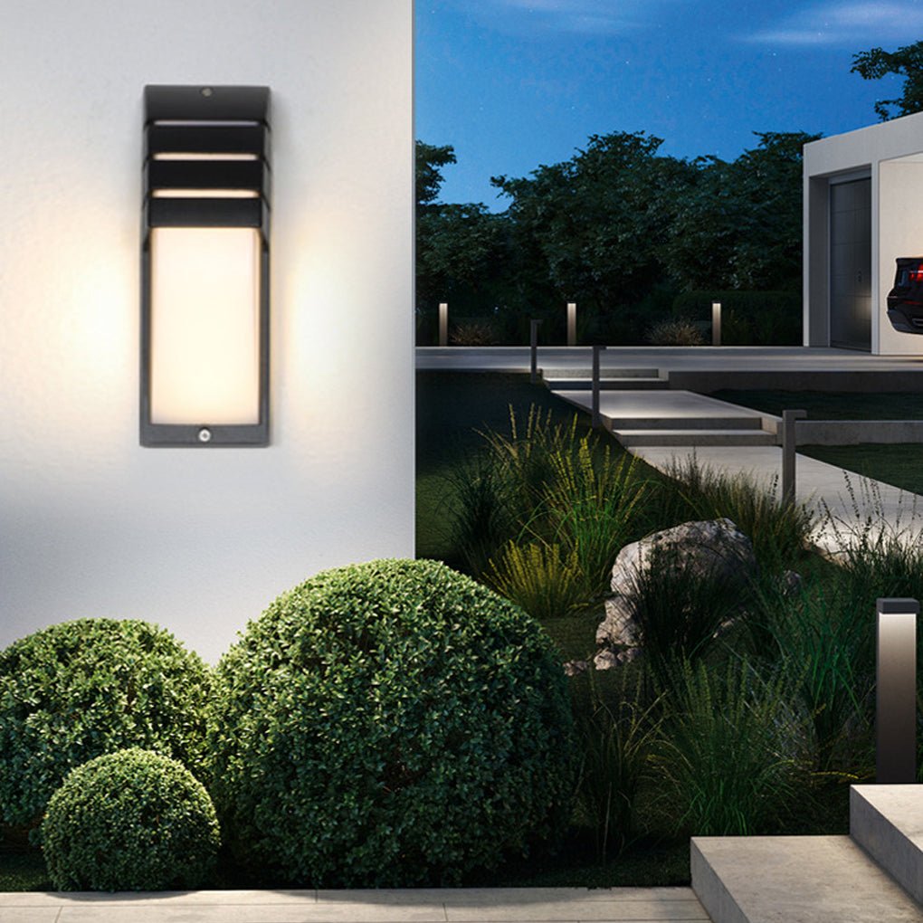 Industrial Outdoor LED Wall Light - Aluminum & Acrylic IP65
