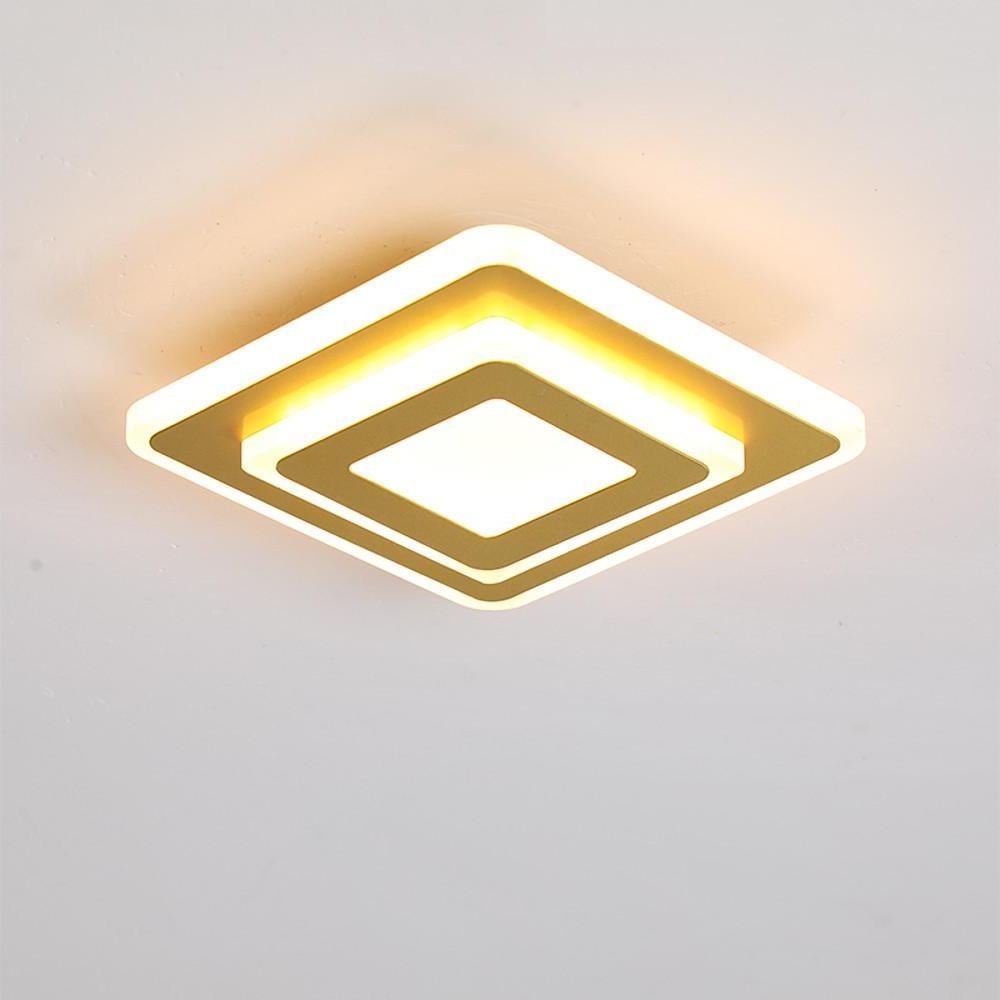 Multi Square LED Flush Mount Ceiling Light for Hallway & Entryway