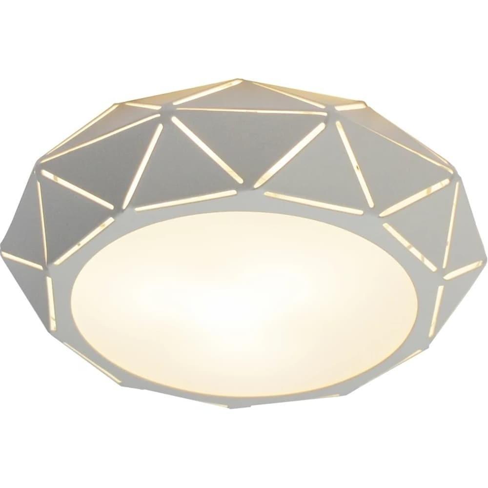Geometric Drum LED Flush Mount Ceiling Light - Modern Metal Fixture