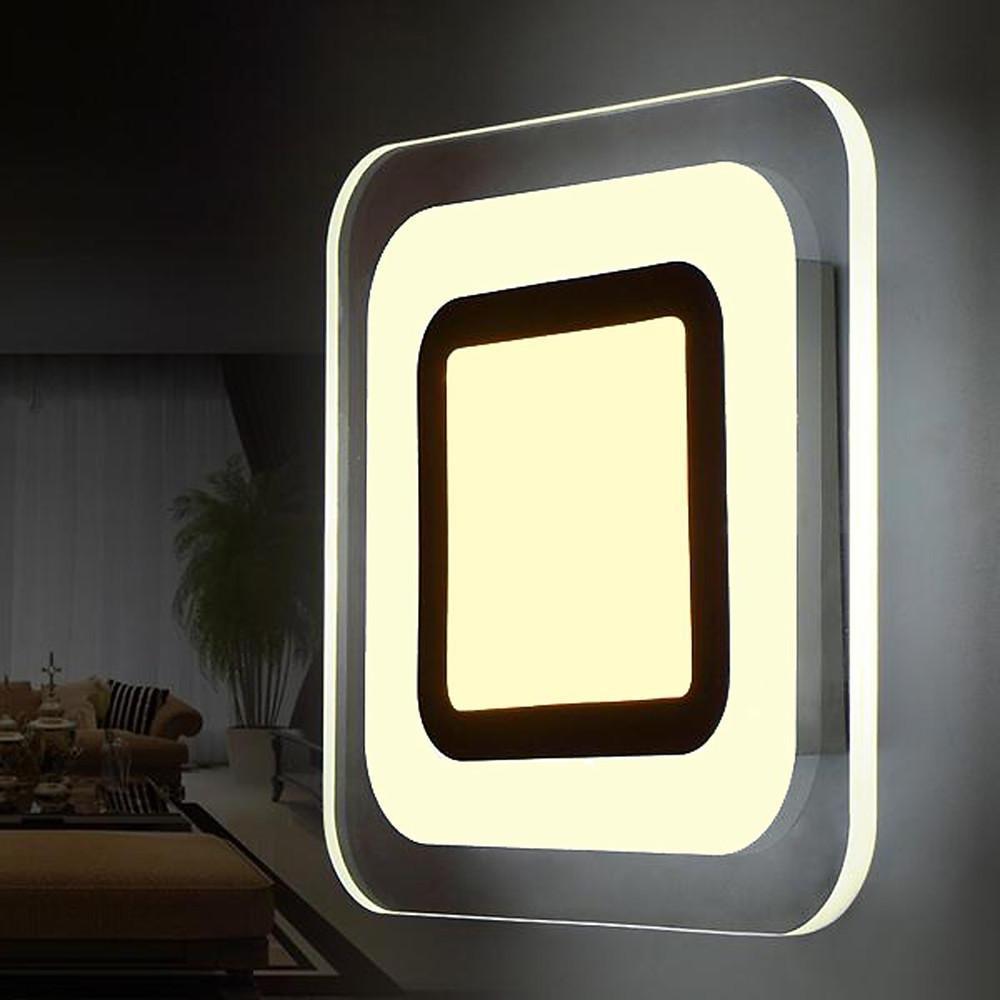 Modern Round Flush Mount Ceiling Light with Integrated LED