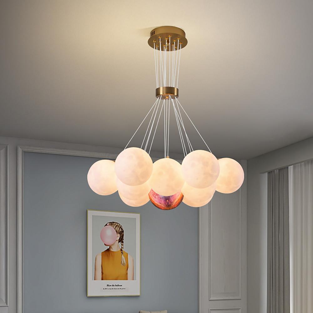 Modern Cluster Globe Pendant Light with Glass Shades