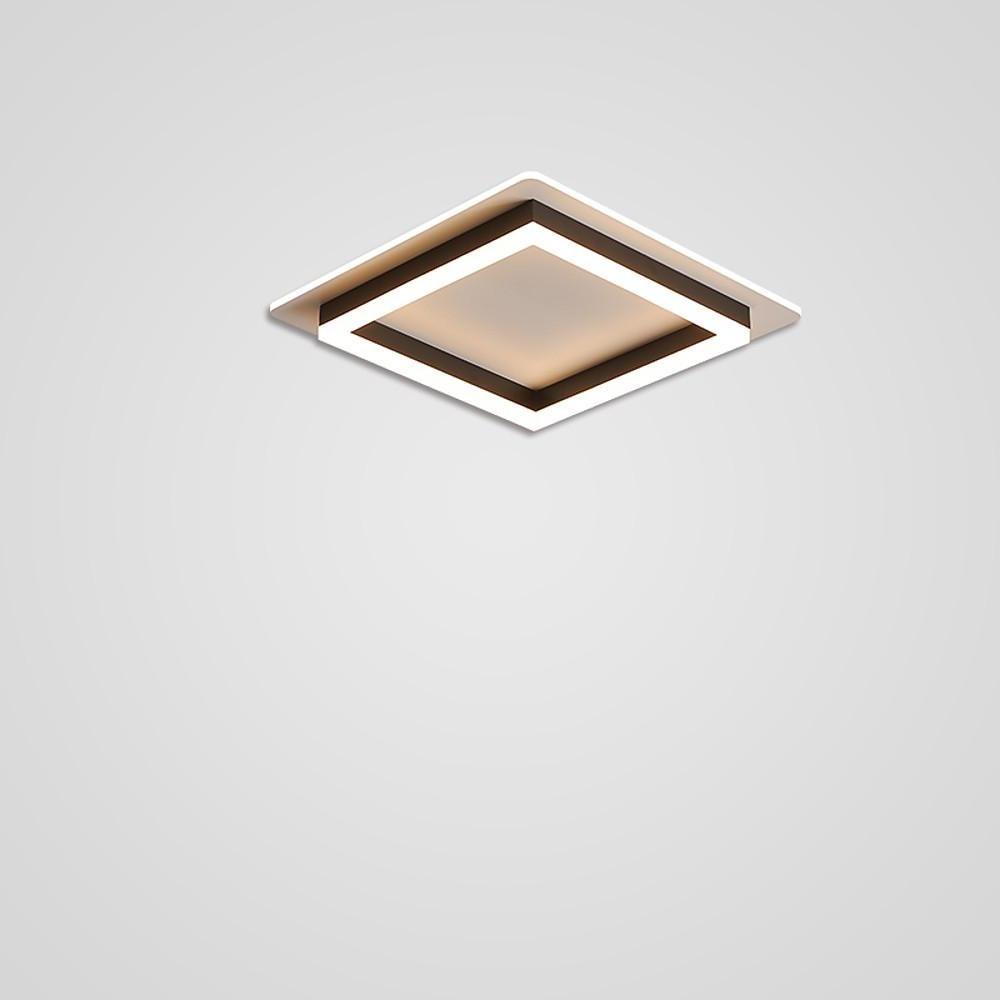 Modern LED Flush Mount Ceiling Light with Acrylic Shade