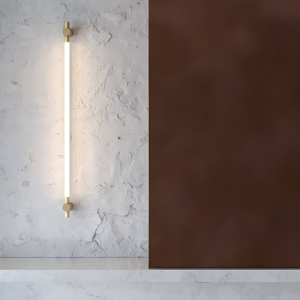 Linear Brass LED Bathroom Vanity Light 35.4'' & 47.2'' Mirror Lighting