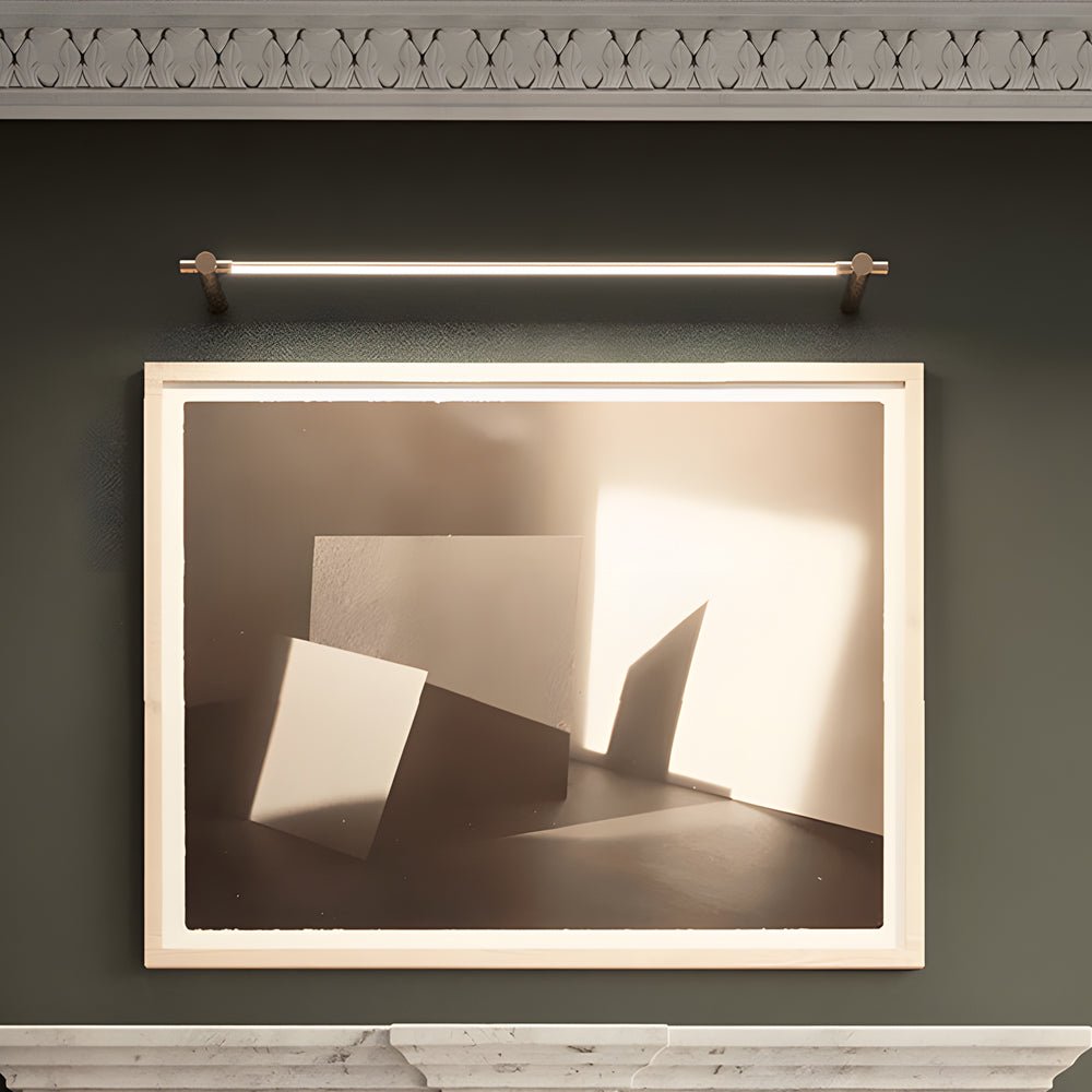 Linear Brass LED Bathroom Vanity Light 35.4'' & 47.2'' Mirror Lighting