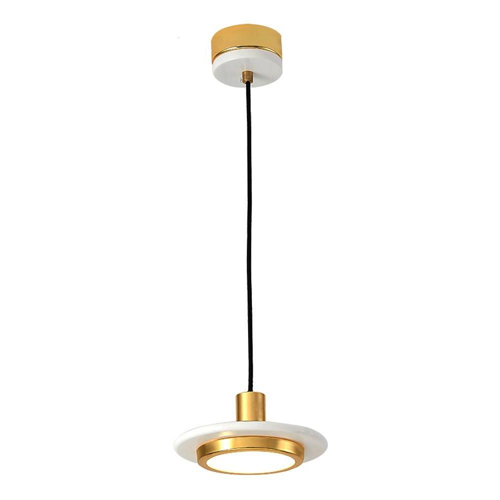 Industrial Modern Metal Pendant Light with Acrylic Shade