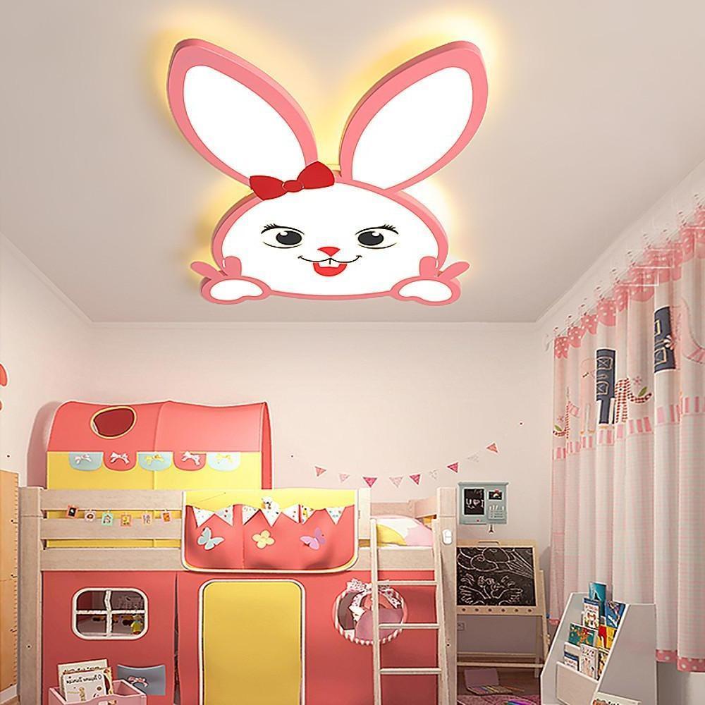 Bunny LED Flush Mount Ceiling Light for Baby Kids Room