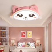 Kitten Flush Mount LED Ceiling Light for Kids & Baby Rooms