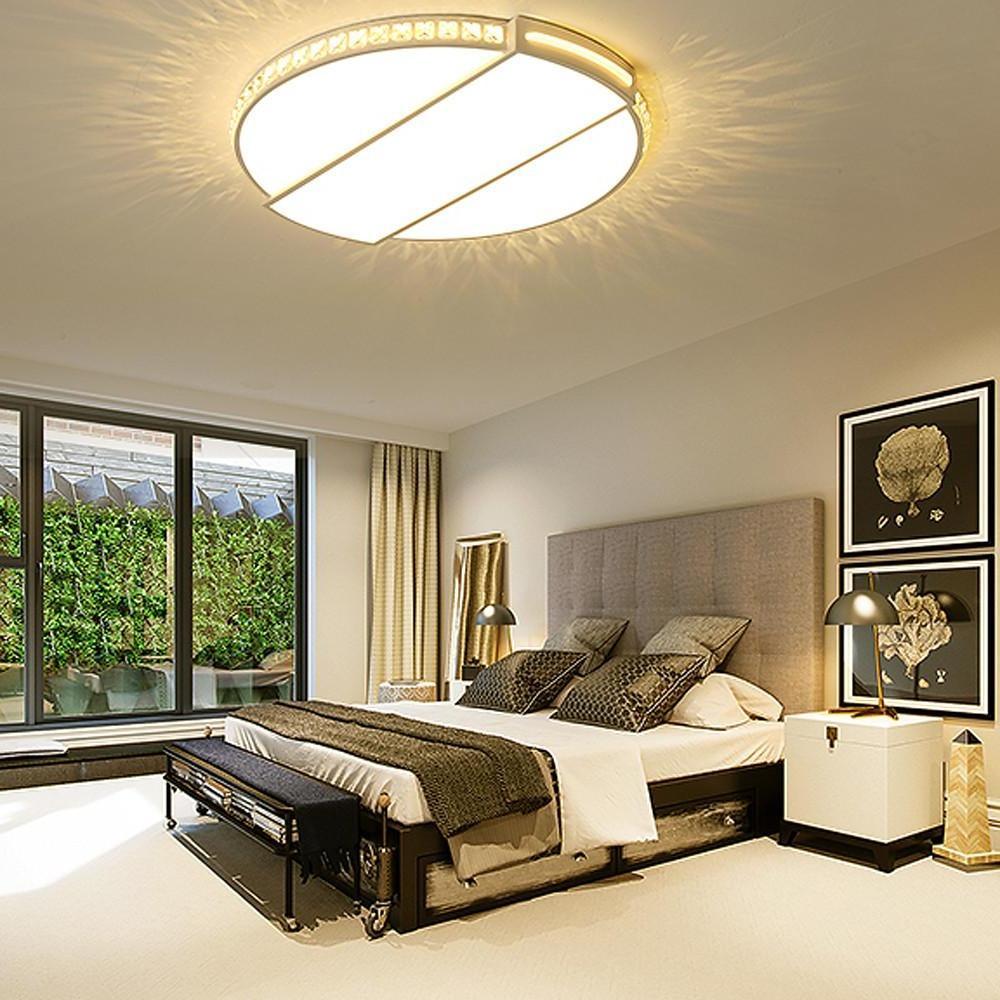 Modern Square LED Flush Mount Ceiling Light 20" Acrylic Ambient