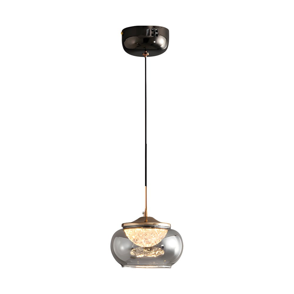 Glass Acrylic Pendant Light with 3-Step Dimming Nordic Design