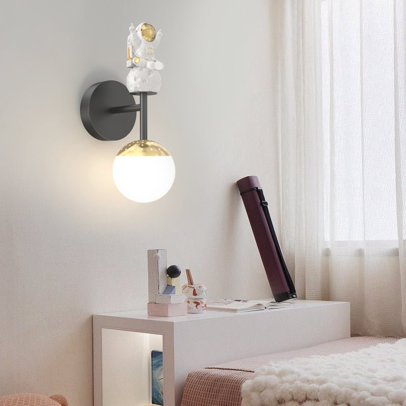 Astronaut Modern Wall Sconce with 3-Step Dimming LED