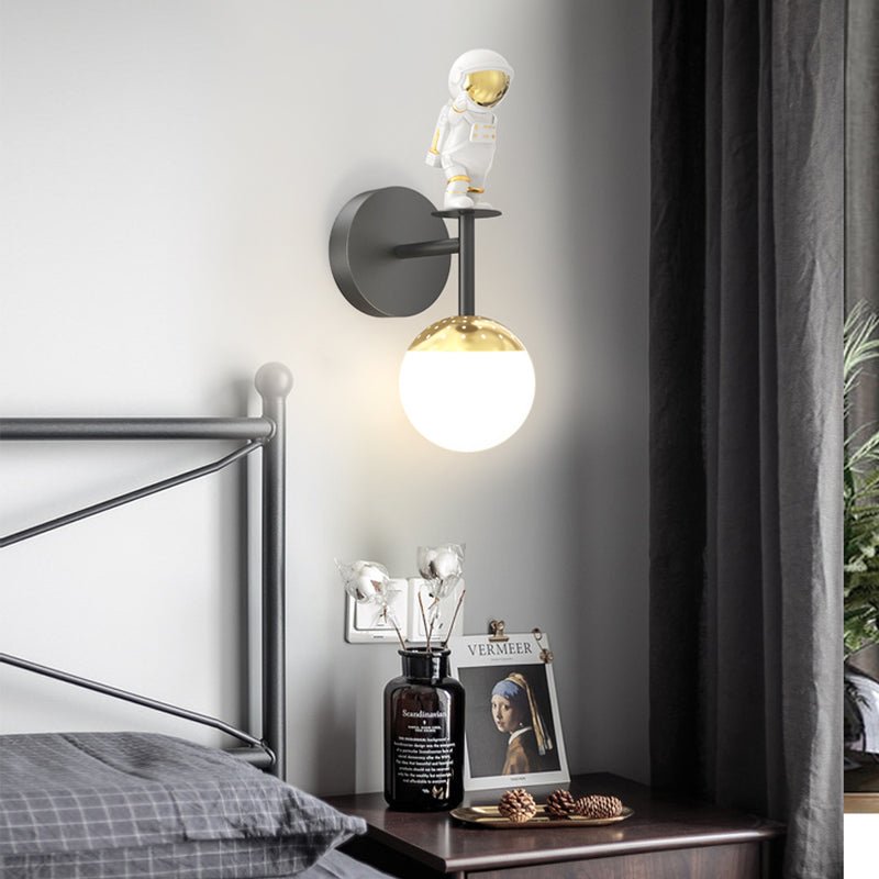 Astronaut Modern Wall Sconce with 3-Step Dimming LED