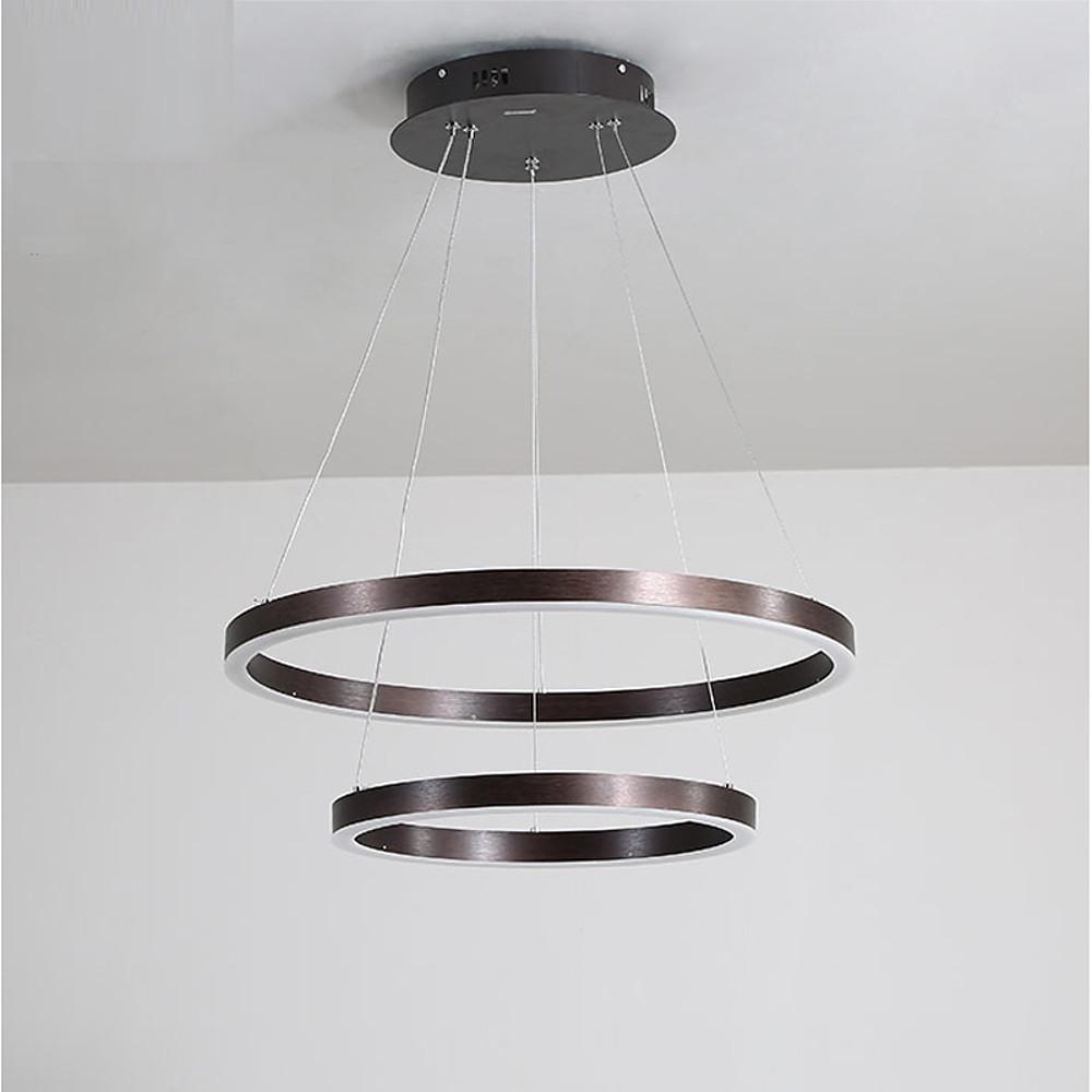 Two-Tier Circular LED Chandelier Modern Minimalist Pendant