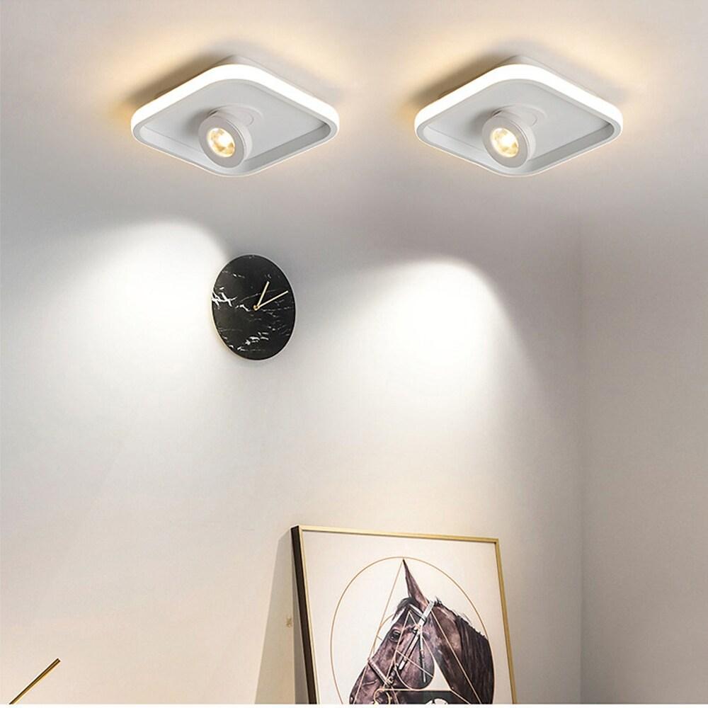 Adjustable Spotlight Modern Flush Mount Ceiling Light - LED Metal